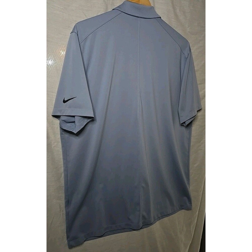 Nike Golf Dri-Fit Polo Shirt, Sz XL, Light Blue, Logo Recycled Polyester - Picture 6 of 9